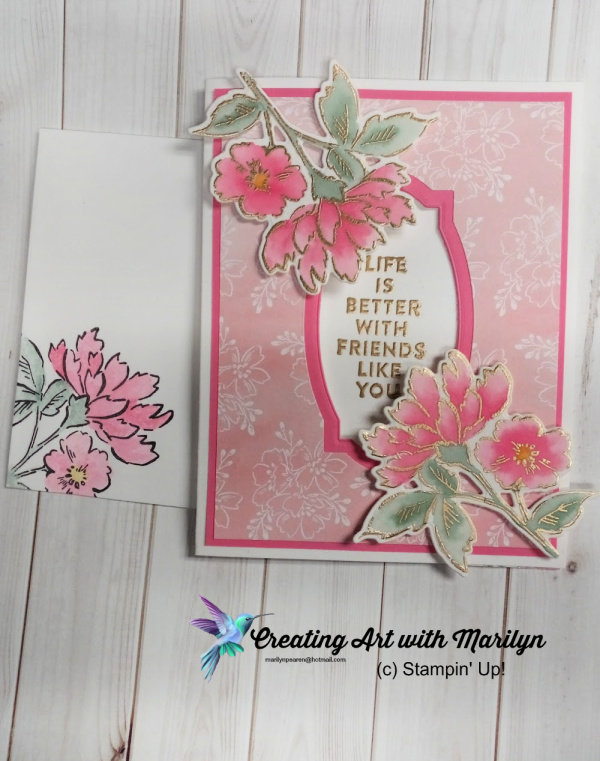 Wriritable Card Using Pen Instructions for Water Coloured Hand Penned Card - creating art with ...
