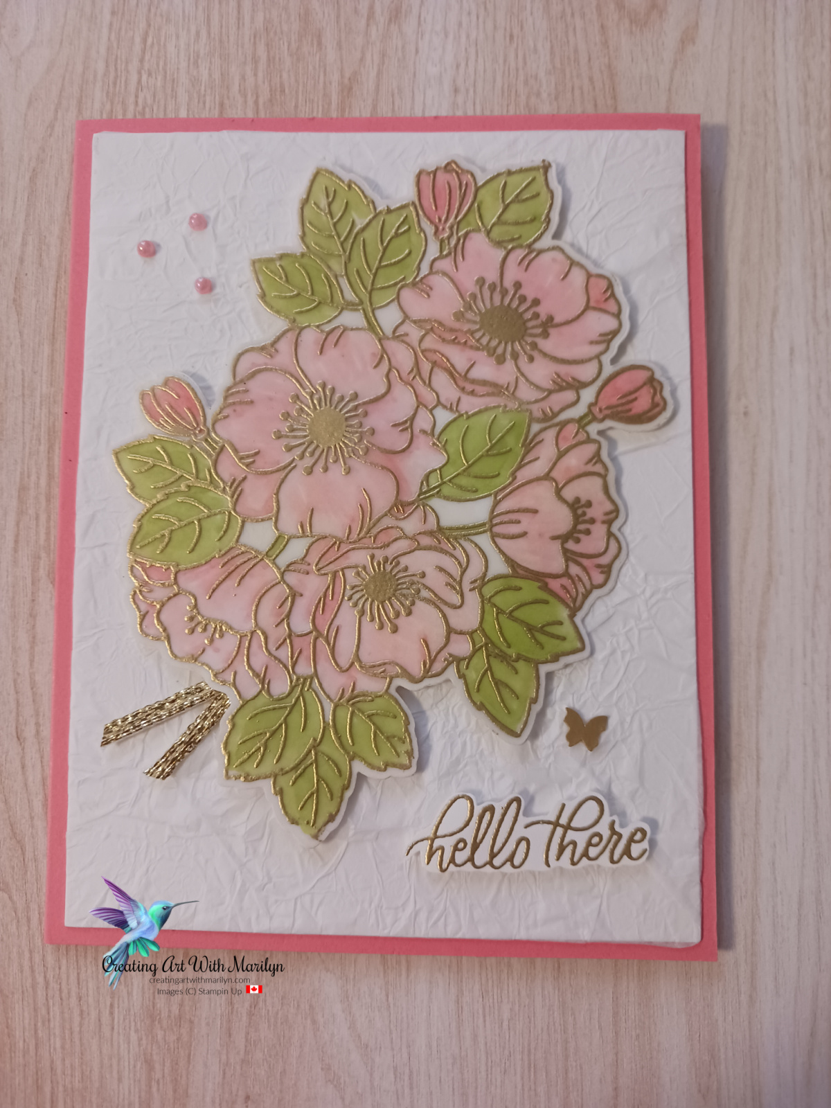 creating art with marilyn - Using Stampin Up Products to create cards ...